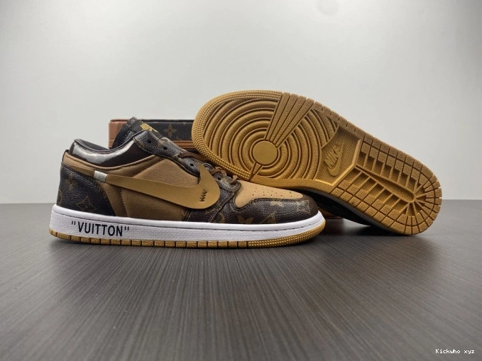 Off-Louis Jordan 1 Air OW x AJ1 LOW 0713